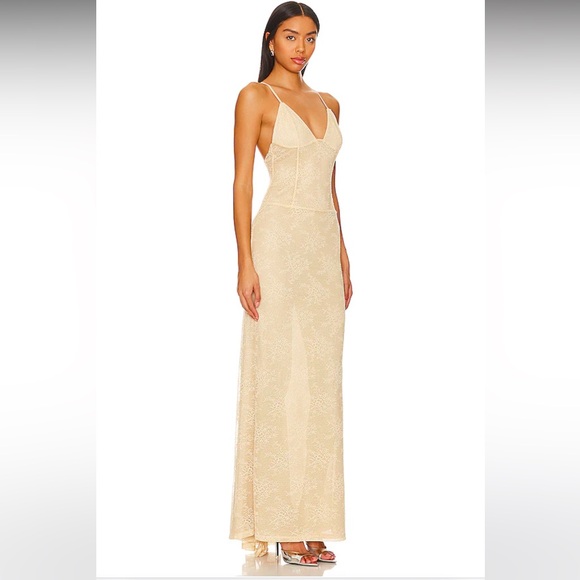 Revolve NBD nude lace dress size medium - Picture 8 of 9